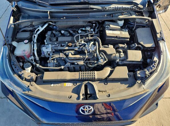 5YFS4RCE6LP032227 2020 TOYOTA COROLLA Синий Вид задней части салона