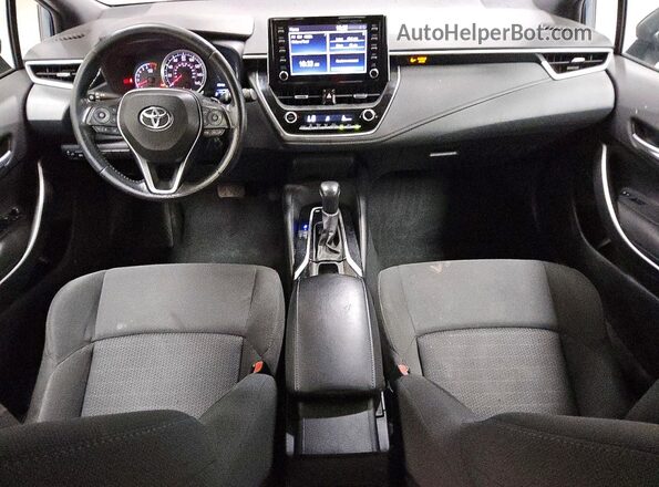 5YFS4RCE6LP037055 2020 TOYOTA COROLLA Blue Dashboard view
