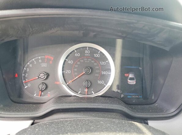 5YFS4RCE6LP038917 2020 TOYOTA COROLLA White Instrument cluster view