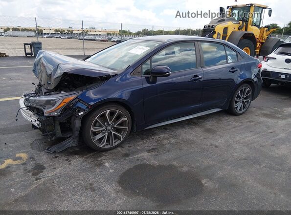 5YFS4RCE7LP016022 2020 TOYOTA COROLLA Blue წინა მარცხენა ხედი სამი მეოთხედიდან