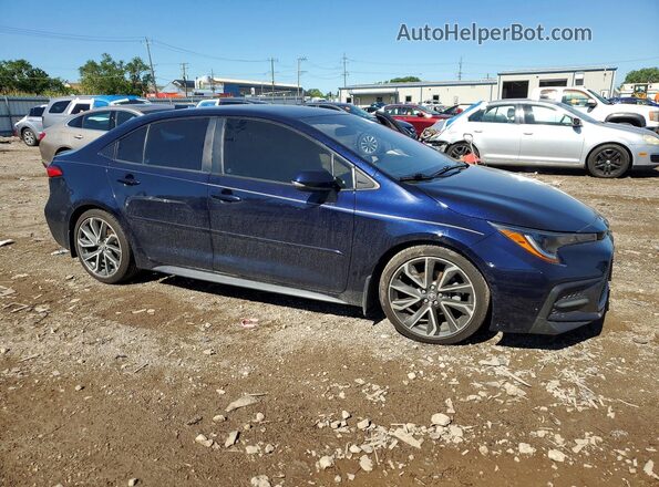 5YFS4RCE8LP054682 2020 TOYOTA COROLLA Blue Передня права чверть