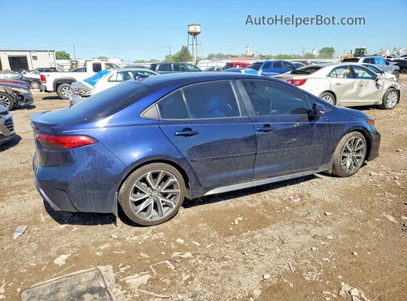 5YFS4RCE8LP054682 2020 TOYOTA COROLLA Blue Задня права чверть