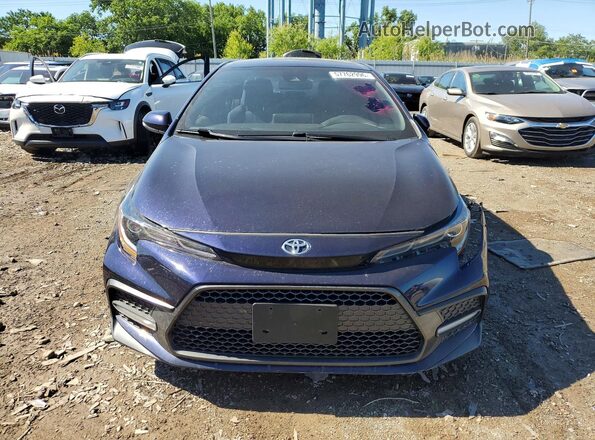 5YFS4RCE8LP054682 2020 TOYOTA COROLLA Blue Вид спереду
