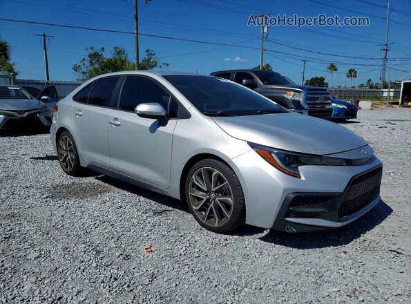 5YFS4RCE9LP022579 2020 TOYOTA COROLLA Silver Przód prawy