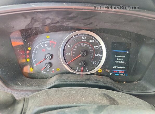 5YFS4RCEXLP011221 2020 TOYOTA COROLLA Blue Widok zestawu wskaźników