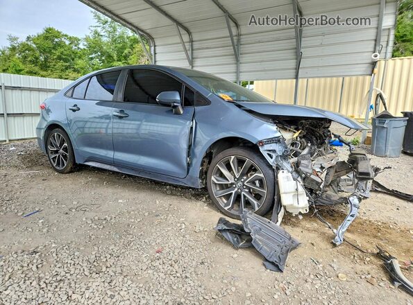 5YFS4RCEXLP011221 2020 TOYOTA COROLLA Blue Przód prawy