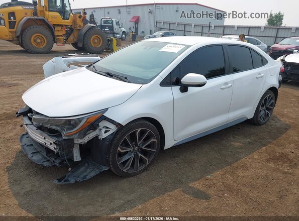 5YFS4RCEXLP016080 2020 TOYOTA COROLLA White წინა მარცხენა ხედი სამი მეოთხედიდან
