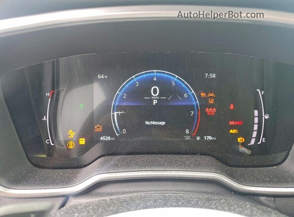 5YFT4MCE3SP218085 2025 TOYOTA COROLLA Silver Instrument cluster view