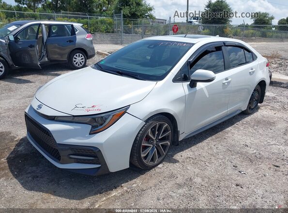 5YFT4MCE5NP099024 2022 TOYOTA COROLLA White Vista tres cuartos delantera izquierda