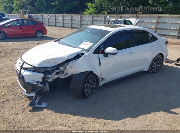 5YFT4MCE5NP108532 2022 TOYOTA COROLLA White Առջևի ձախ երեք քառորդ տեսարան