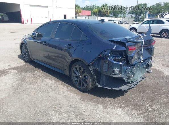 5YFT4MCE9SP250605 2025 TOYOTA COROLLA Blue Rear left
