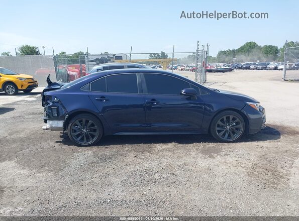 5YFT4MCE9SP250605 2025 TOYOTA COROLLA Blue Rear interior view