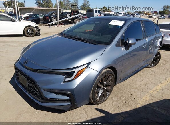 5YFT4MCEXRP185175 2024 TOYOTA COROLLA Gray Առջևի ձախ երեք քառորդ տեսարան