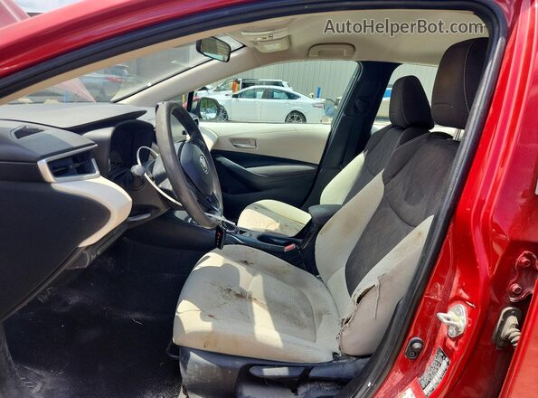 5YFVPMAE4MP174586 2021 TOYOTA COROLLA Red წინა სალონის ხედი