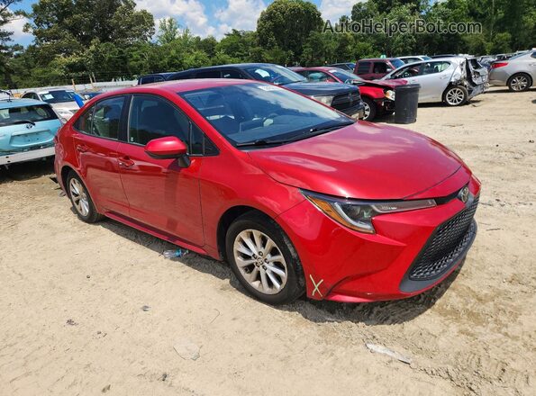 5YFVPMAE4MP174586 2021 TOYOTA COROLLA Red წინა მარჯვენა