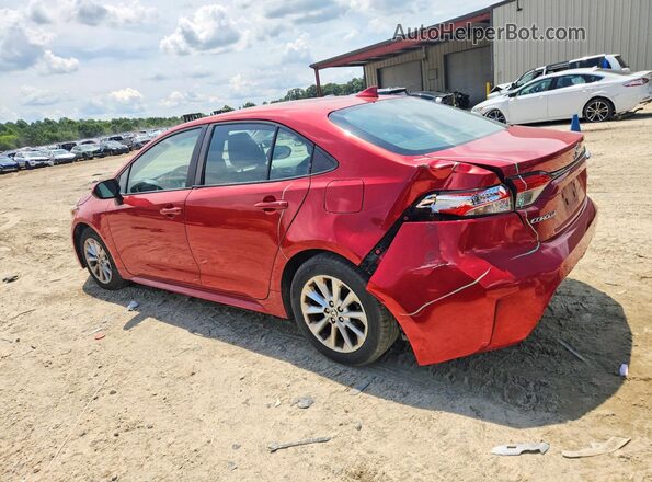 5YFVPMAE4MP174586 2021 TOYOTA COROLLA Red უკანა მარცხენა