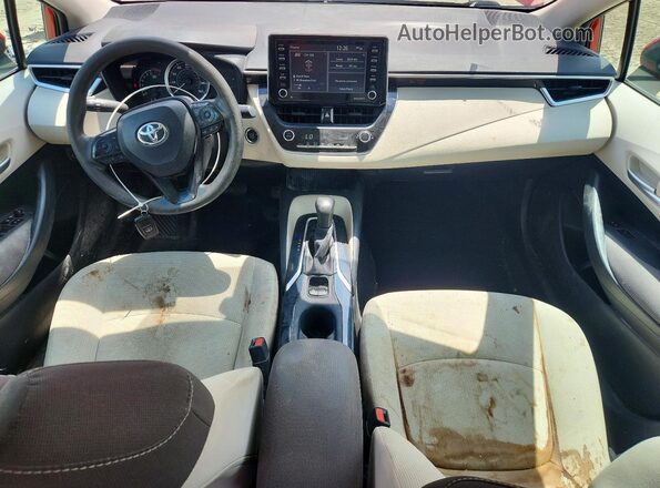 5YFVPMAE4MP174586 2021 TOYOTA COROLLA Red წინა პანელის ხედი