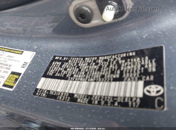 5YFVPMAE4MP193221 2021 TOYOTA COROLLA Blue Widok komory silnika