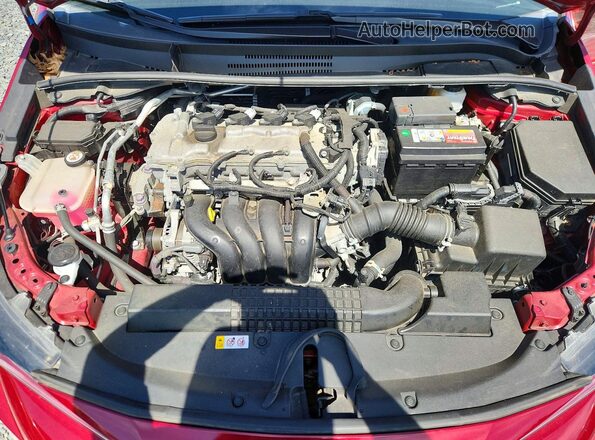 5YFVPMAE7NP274974 2022 TOYOTA COROLLA Red Vista interior trasera