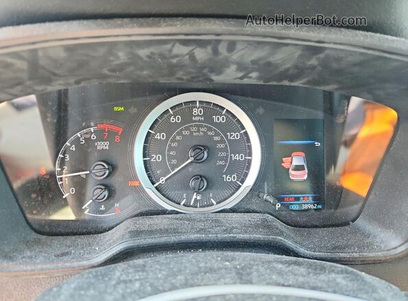 5YFVPMAE7NP274974 2022 TOYOTA COROLLA Red Vista del cuadro de instrumentos