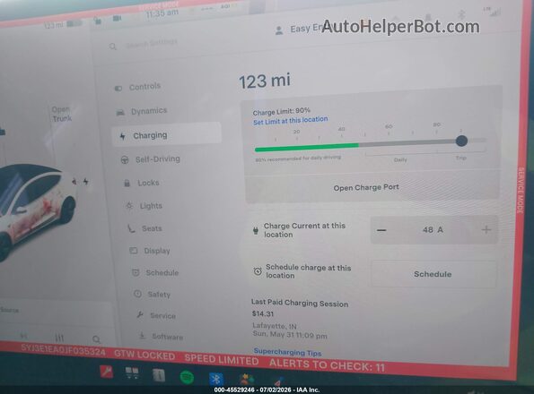 5YJ3E1EA0JF035324 2018 TESLA MODEL 3 White 