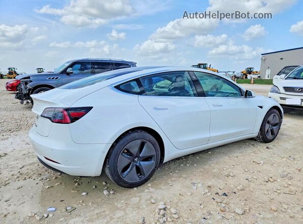 5YJ3E1EA0JF076830 2018 TESLA MODEL Белый Задняя правая четверть