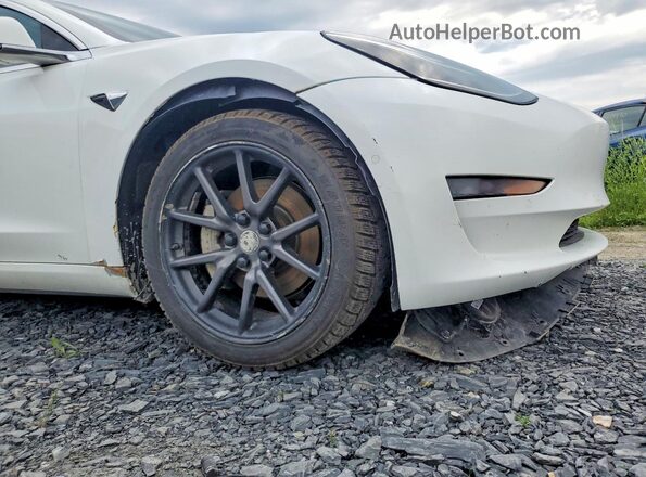 5YJ3E1EA0LF529332 2020 TESLA MODEL White Engine compartment view