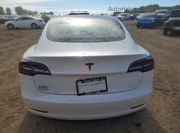 5YJ3E1EA0LF797037 2020 TESLA MODEL White Հետևի տեսք