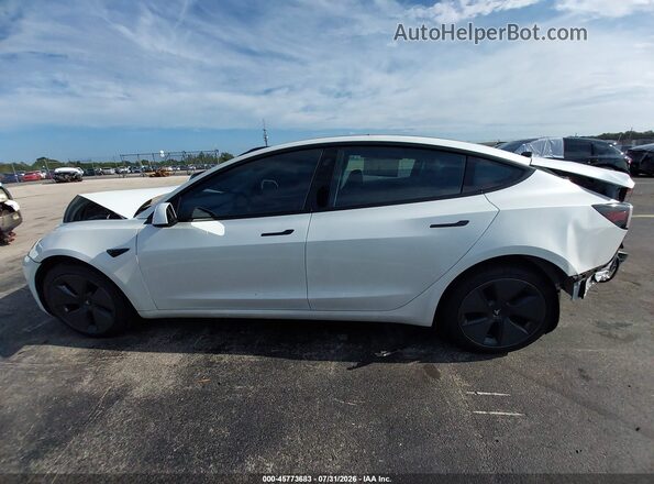 5YJ3E1EA0PF478159 2023 TESLA MODEL 3 Белый Вид задней части салона