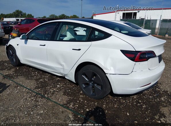 5YJ3E1EA0PF491610 2023 TESLA MODEL 3 White Rear left