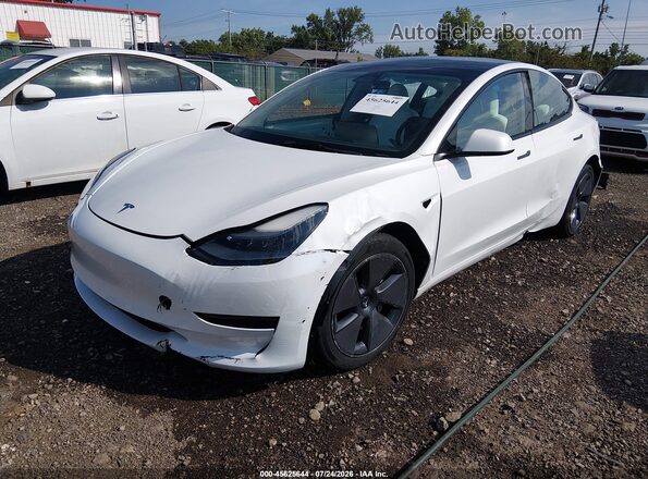 5YJ3E1EA0PF491610 2023 TESLA MODEL 3 White Front left