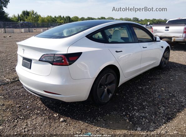 5YJ3E1EA0PF491610 2023 TESLA MODEL 3 White Rear right