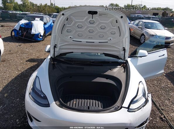 5YJ3E1EA0PF491610 2023 TESLA MODEL 3 White Rear view