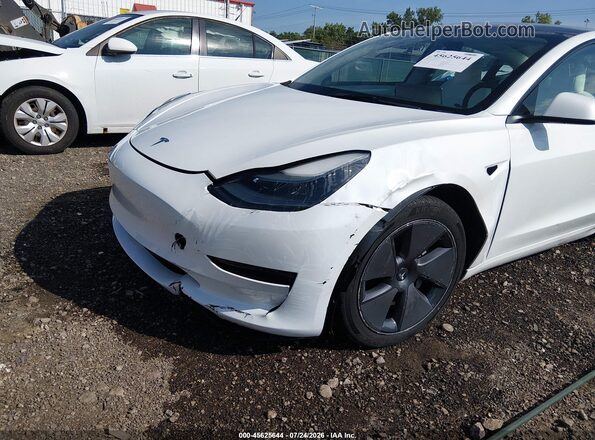 5YJ3E1EA0PF491610 2023 TESLA MODEL 3 White Front view