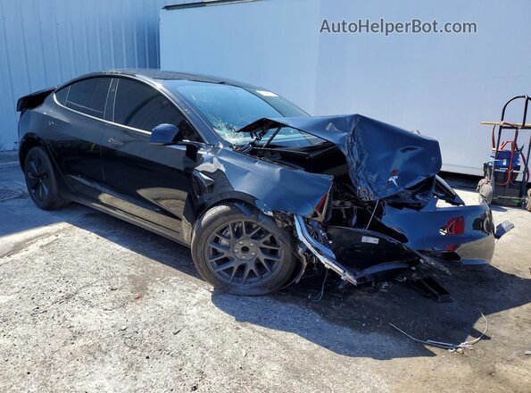 5YJ3E1EA0SF069748 2025 TESLA MODEL Black Przód prawy