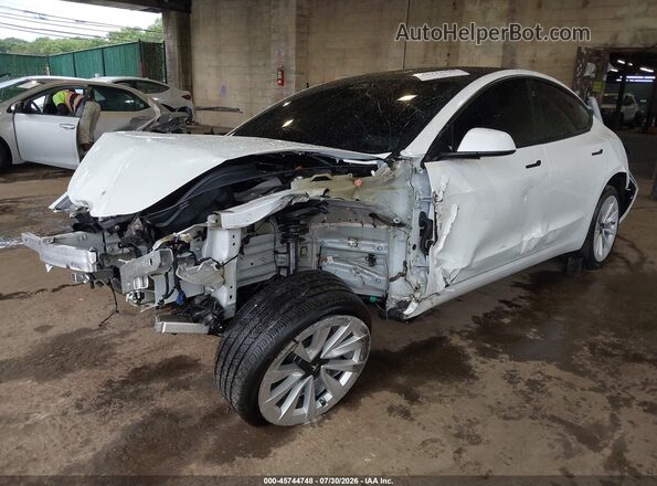 5YJ3E1EA1MF063749 2021 TESLA MODEL 3 White Передня ліва чверть