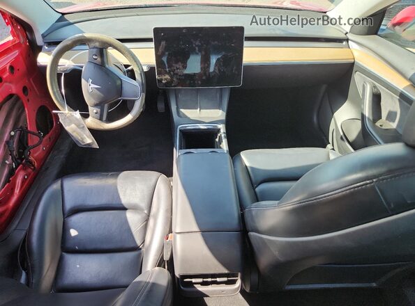 5YJ3E1EA1NF303934 2022 TESLA MODEL Red 