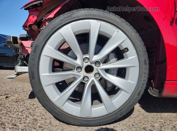 5YJ3E1EA1NF303934 2022 TESLA MODEL Red 