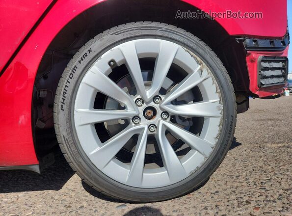 5YJ3E1EA1NF303934 2022 TESLA MODEL Red 
