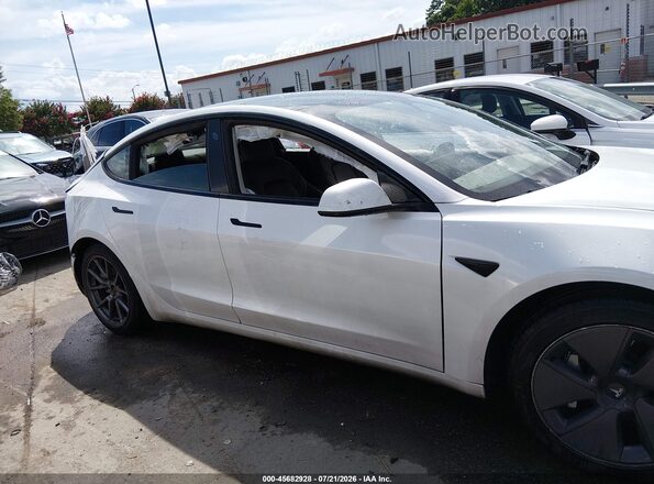 5YJ3E1EA1NF320264 2022 TESLA MODEL 3 White სალონის 360-გრადუსიანი ხედი