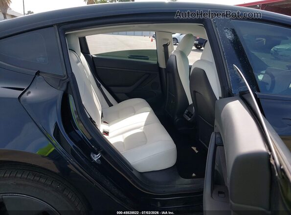 5YJ3E1EA1NF360182 2022 TESLA MODEL 3 Черный Вид наклейки с VIN-кодом
