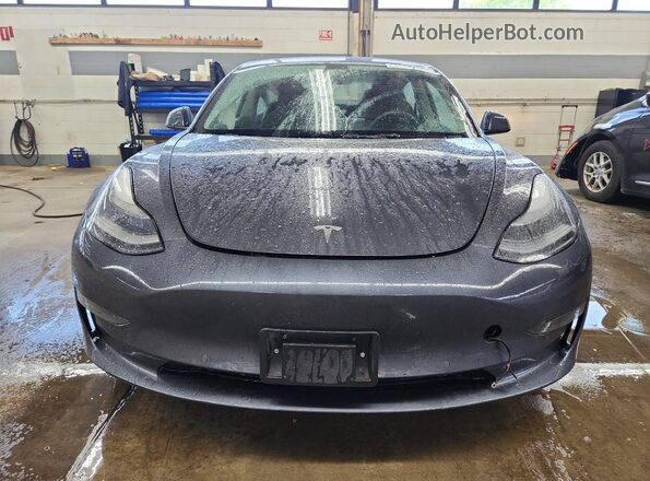 5YJ3E1EA1NF369075 2022 TESLA MODEL Gray 