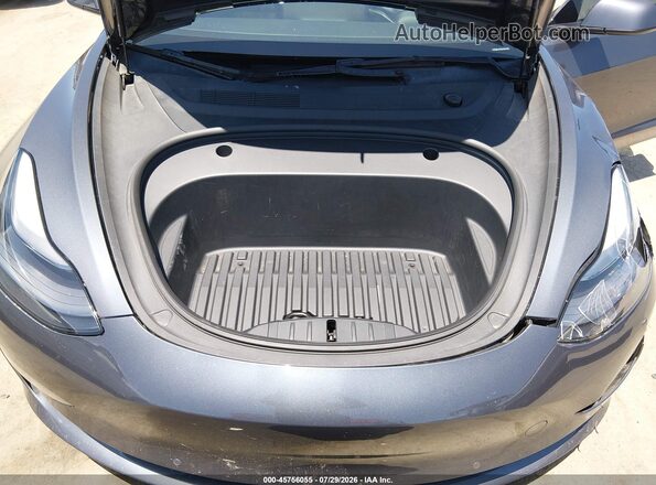 5YJ3E1EA1NF373840 2022 TESLA MODEL 3 Gray Widok z tyłu