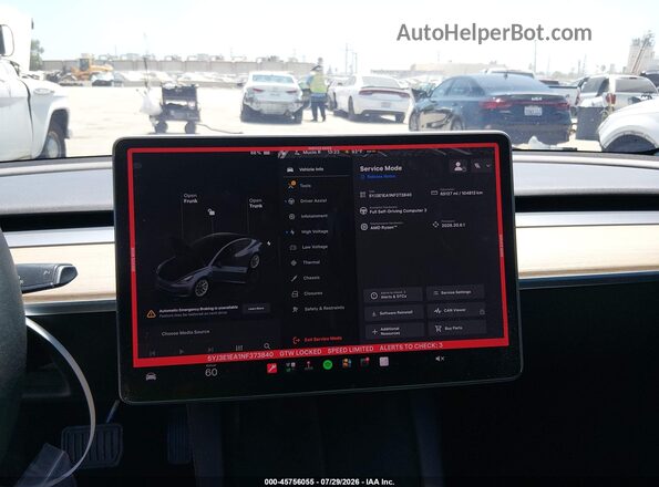 5YJ3E1EA1NF373840 2022 TESLA MODEL 3 Gray 