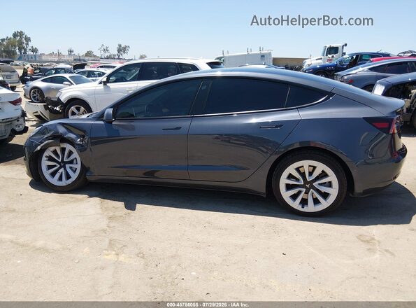 5YJ3E1EA1NF373840 2022 TESLA MODEL 3 Gray Widok wnętrza 360 stopni