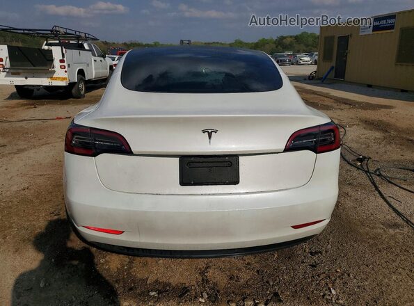 5YJ3E1EA1PF559848 2023 TESLA MODEL White Вид ззаду