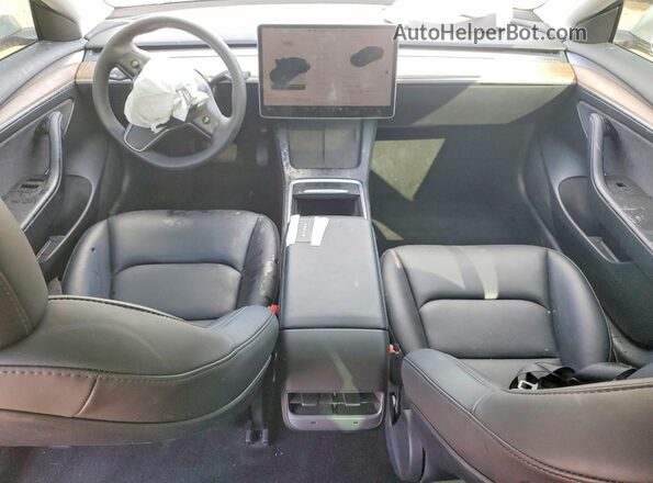 5YJ3E1EA1PF559848 2023 TESLA MODEL White Вид панелі приладів