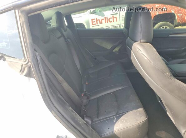 5YJ3E1EA1PF559848 2023 TESLA MODEL White Вид задніх сидінь