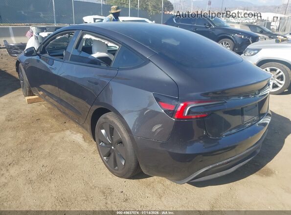 5YJ3E1EA1RF771264 2024 TESLA MODEL 3 Черный Задняя левая четверть