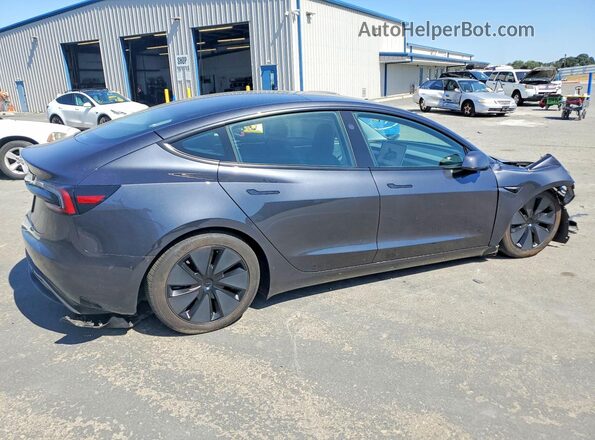 5YJ3E1EA1SF079236 2025 TESLA MODEL Charcoal უკანა მარჯვენა